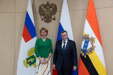 Оксана Лут и Александр Хинштейн обсудили развитие АПК в Курской области