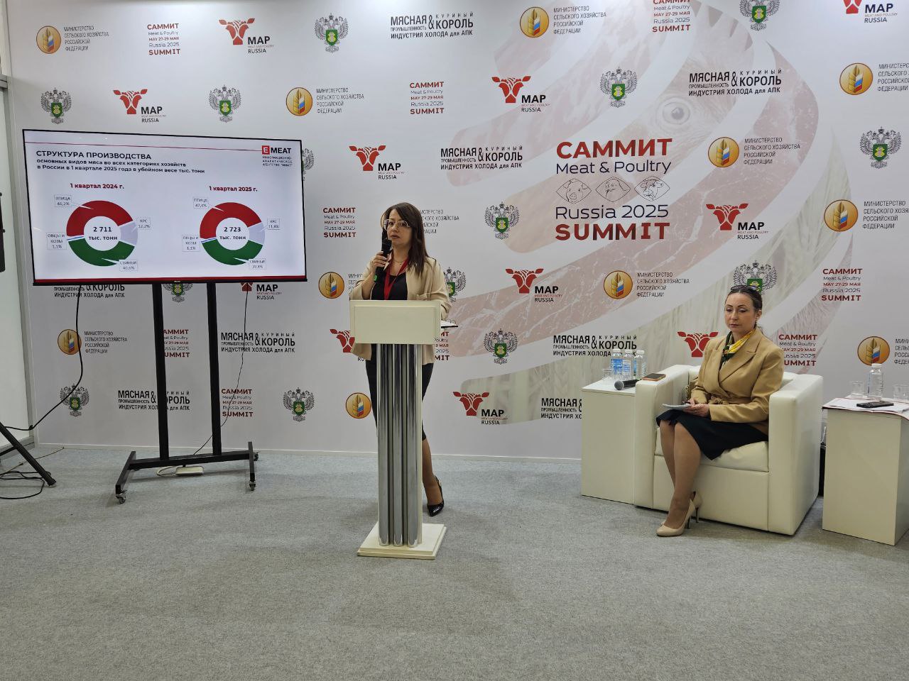 Союз комбикормщиков и Ассоциация «Объединение Мясопереработчиков» провели совместную сессию на Международной выставке MAP Russia–2025