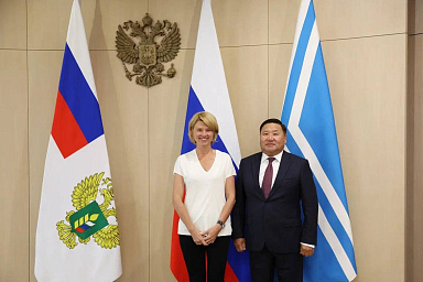 Оксана Лут и Владислав Ховалыг обсудили развитие АПК Республики Тыва