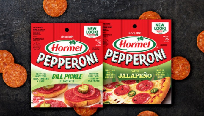 HORMEL Pepperoni представила два новых вкуса: халапеньо и маринованный огурец