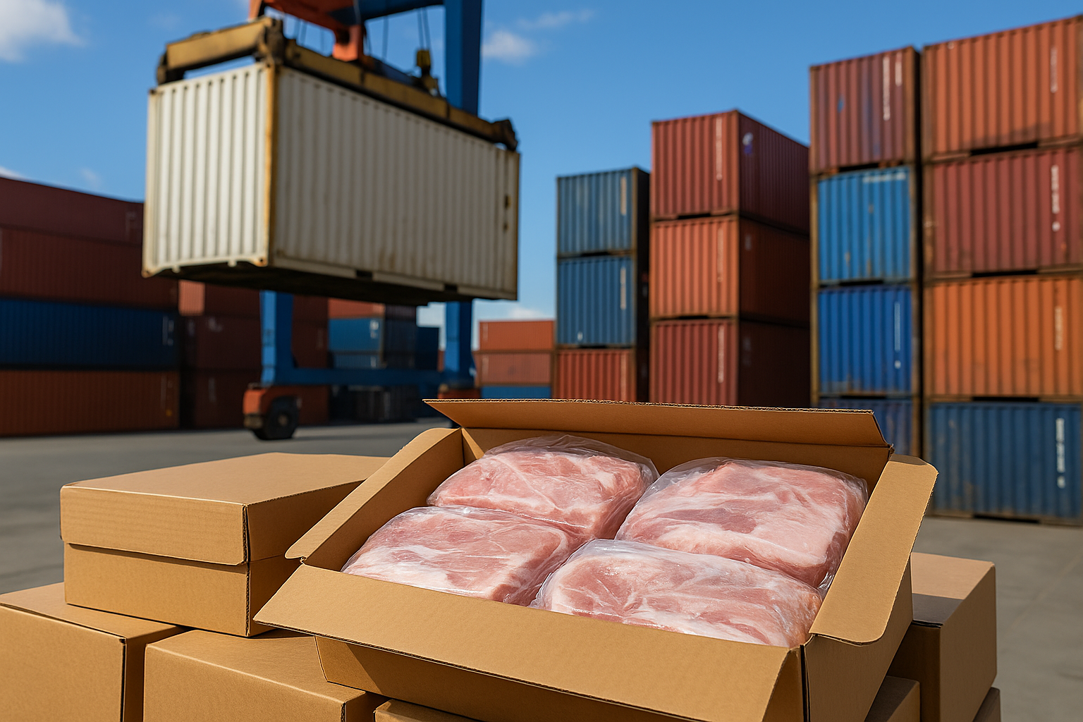 Экспорт свиноводческой продукции из России в августе 2025 года