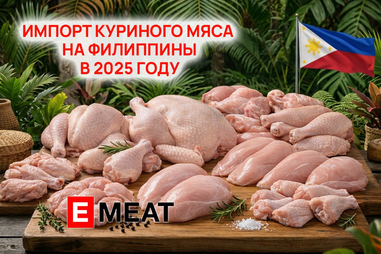 Новый годовой обзор EMEAT: импорт куриного мяса на Филиппины в 2025 году
